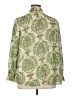 Unbranded 100% Polyester Green 3/4 Sleeve Blouse Size 0X - photo 2