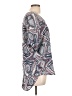 Alya 100% Polyester Blue 3/4 Sleeve Blouse Size L - photo 4