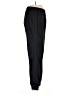 Adidas 100% Polyester Solid Black Track Pants Size L - photo 4