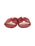 fs/ny 100% Leather Red Sandals Size 6 1/2 - photo 2