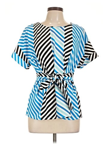 Worthington Short Sleeve Blouse (view 1)