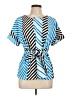 Worthington Blue Short Sleeve Blouse Size L (petite) - photo 1
