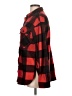Just Polly 100% Polyester Plaid Red Fleece Size L - photo 5