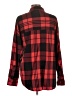 Old Navy 100% Cotton Red Long Sleeve Button-Down Shirt Size L - photo 2