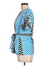 Worthington Blue Short Sleeve Blouse Size L (petite) - photo 5