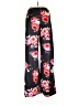 Unbranded 100% Polyester Floral Black Casual Pants Size L - photo 2