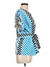 Worthington Blue Short Sleeve Blouse Size L (petite) - photo 4