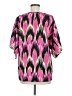 MICHAEL Michael Kors 100% Polyester Pink 3/4 Sleeve Blouse Size M - photo 2