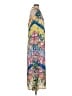 Boston Proper 100% Polyester Paisley Yellow Casual Dress Size S - photo 4