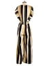 Umgee 100% Polyester Stripes Gold Jumpsuit Size S - photo 2