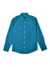 Joseph & Feiss Solid Teal Long Sleeve Button-Down Shirt Size 14 - photo 1