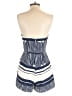Lulus 100% Polyester Stripes Blue Romper Size S - photo 2