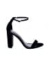 Wild Diva 100% Leather Black Sandals Size 8 - photo 1