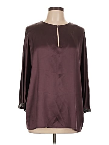 Fabiana Filippi 3/4 Sleeve Silk Top (view 1)