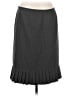 Unbranded Solid Gray Casual Skirt Size 8 - photo 1