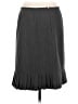Unbranded Solid Gray Casual Skirt Size 8 - photo 2