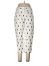 Apt. 9 Print Ivory Casual Pants Size 10 - photo 1