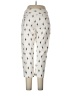Apt. 9 Print Ivory Casual Pants Size 10 - photo 2