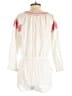 J.Crew 100% Cotton Ivory Romper Size S - photo 2