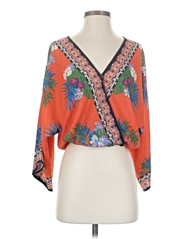 Flying Tomato 3/4 Sleeve Blouse (view 1)