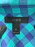 J.Crew Checkered-gingham Teal Long Sleeve Button-Down Shirt Size 6 - photo 7