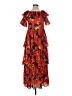 o.p.t 100% Polyester Red Casual Dress Size S - photo 1