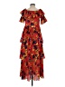 o.p.t 100% Polyester Red Casual Dress Size S - photo 2