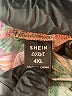 Shein Curve Tropical Orange Casual Pants Size 4X - photo 4