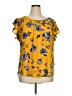 Blu Pepper Yellow Short Sleeve Blouse Size 1X - photo 1
