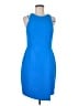 Greylin Solid Blue Cocktail Dress Size M - photo 1