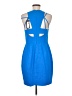 Greylin Solid Blue Cocktail Dress Size M - photo 2
