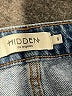Hidden Jeans 100% Cotton Blue Denim Shorts Size S - photo 3