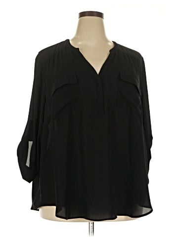 Torrid 3/4 Sleeve Blouse (view 1)