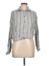 Love Notes Tweed Gray Long Sleeve Blouse Size L - photo 1