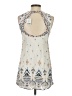 Ecote 100% Rayon Print Ivory Casual Dress Size XS - photo 2