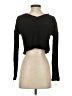 Out From Under Black Long Sleeve Top Size S - photo 2