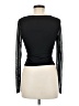 Shein Black Long Sleeve Top Size 6 - photo 2