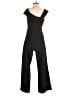 Eliza J Solid Black Jumpsuit Size 4 (petite) - photo 2