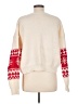 Shein 100% Polyester Print Ivory Pullover Sweater Size 8 - 10 - photo 2