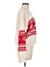 Shein 100% Polyester Print Ivory Pullover Sweater Size 8 - 10 - photo 4