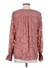 Hailey & Co. 100% Polyester Pink Long Sleeve Blouse Size S - photo 2