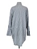 Jonathan Simkhai 100% Cotton Stripes Gray White Long Sleeve Button-Down Shirt Size 4 - photo 2