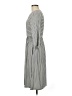 Merokeety Stripes Gray Casual Dress Size M - photo 5