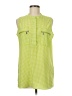 MICHAEL Michael Kors 100% Polyester Checkered-gingham Green Sleeveless Blouse Size M - photo 1