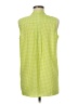 MICHAEL Michael Kors 100% Polyester Checkered-gingham Green Sleeveless Blouse Size M - photo 2