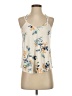 Papermoon Floral Multi Color Ivory Tank Top Size XS - photo 1