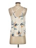 Papermoon Floral Multi Color Ivory Tank Top Size XS - photo 2