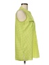 MICHAEL Michael Kors 100% Polyester Checkered-gingham Green Sleeveless Blouse Size M - photo 4