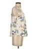 Papermoon Floral Multi Color Ivory Tank Top Size XS - photo 4