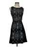 Xhilaration Argyle Black Casual Dress Size S - photo 1